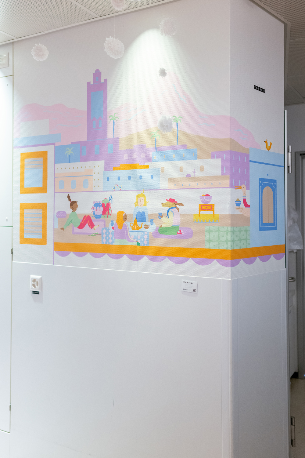 Paint a Smile, Fondation Paint a Smile, art en milieu hospitalier, enfants hospitalisés, fresques hospitalières, humanisation des lieux de soins, bien-être des patients, hôpitaux pour enfants, art thérapeutique, fresques murales, soutien aux enfants malades, fondation caritative Genève, mécénat art et santé, couleur à l’hôpital, projets solidaires Genève